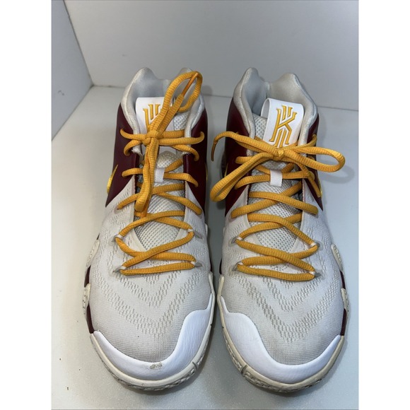 Nike ID 3 Kyrie Azurie Elizabeth Women Red Gold White Basketball Shoes Size 9.5 - Picture 2 of 16